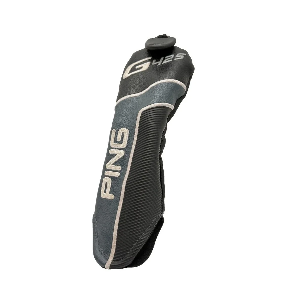 PING G425 Hybrid Golf Club Headcover - Black Grey - Adjustable Tag 2-7 OEM
